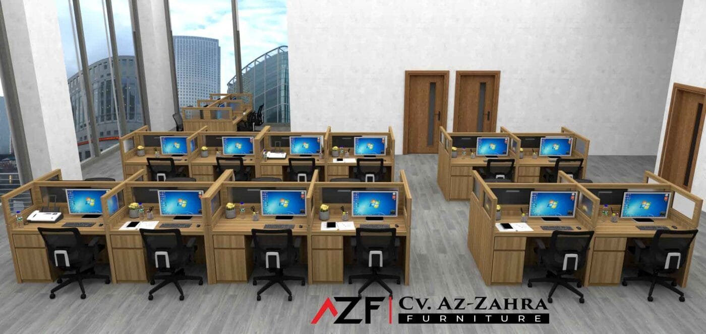 Jasa Pembuatan Furniture Kantor Costum