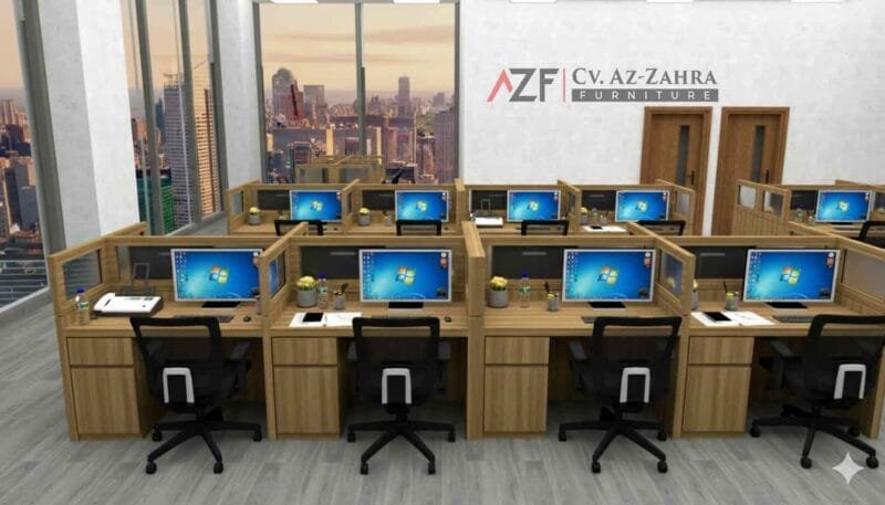 Jual Furniture Kantor Costum Murah