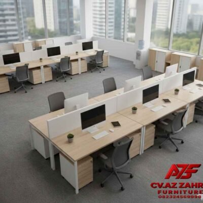 Jual Meja Kantor Sekat Costum