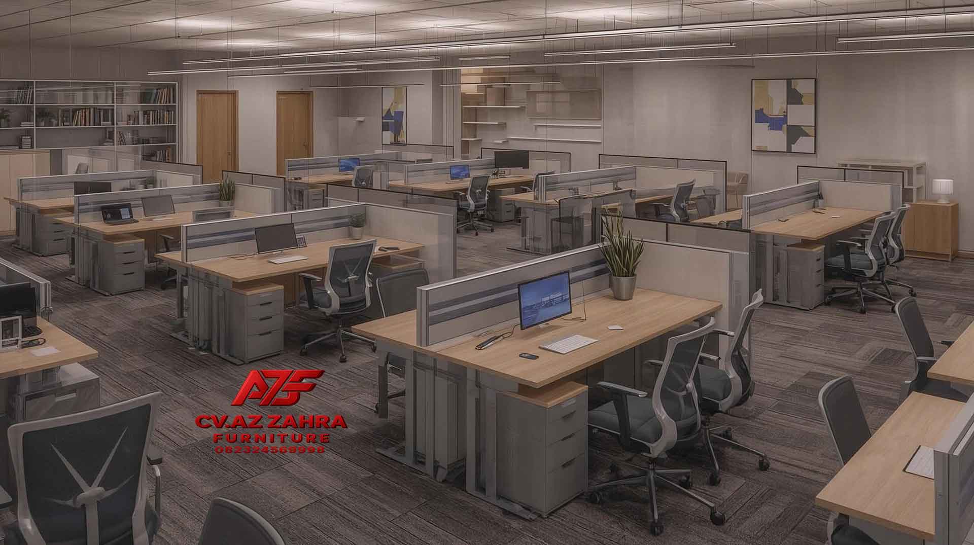 Meja Sekat Costum Jakarta